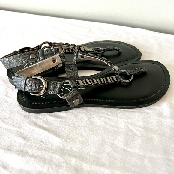 JESSICA SIMPSON flat sandal size 7 ❤️ - Picture 4 of 4